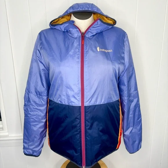 Cotopaxi Teca Caldido Hooded Jacket Purple Full Zip Outdoor Women’s Size Large - Picture 3 of 11